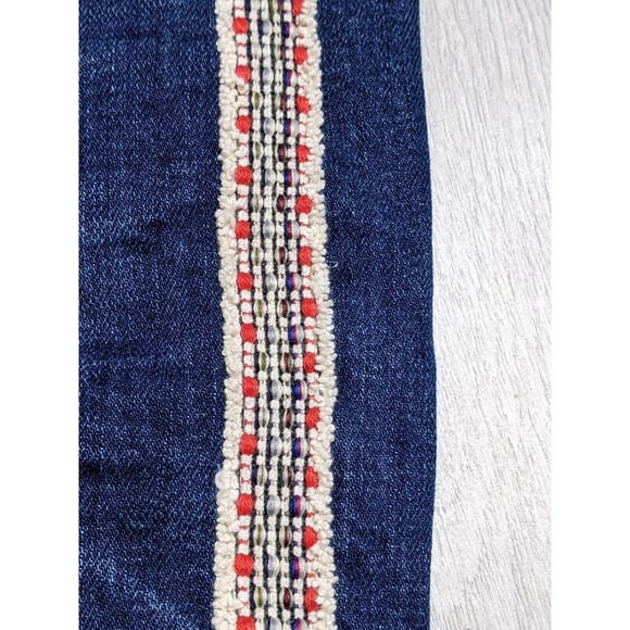 Anthropologie Pilcro & the Letterpress Side Stripe Slim Boyfriend Jeans Sz 28/ 6 - Picture 8 of 16